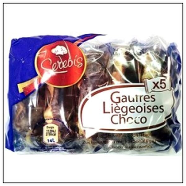 PQ.5 GAUFRES LIEGEOISE AU CHOCOLAT 300G SEREBIS