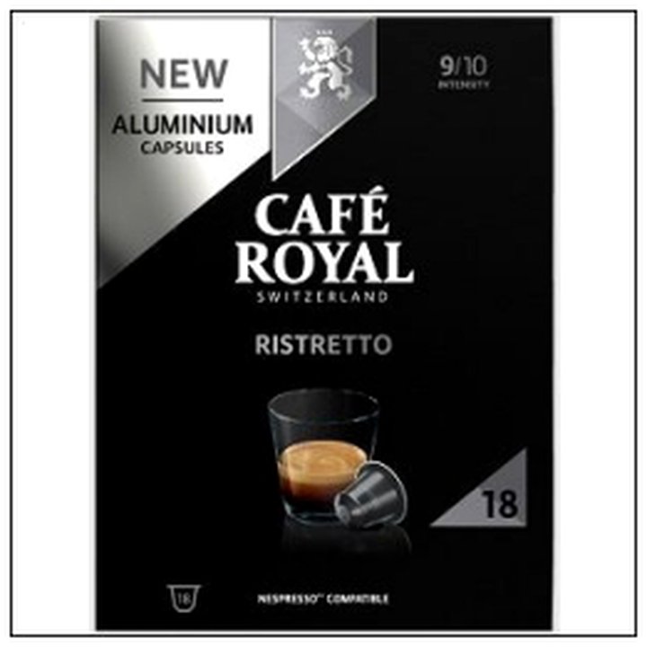 CAT-08127 18 CAPSULES RISTRET 95G CAFE ROYAL(COMP NESPRESS) - Image 1