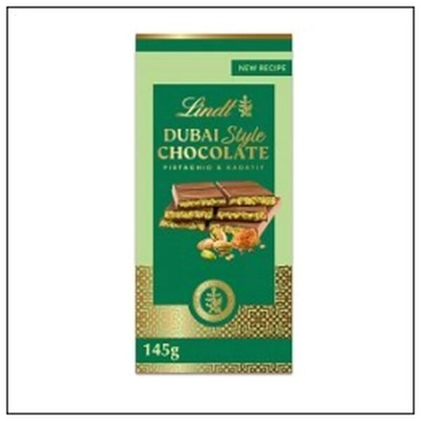 LINDT CREATION CHOCO DUBA I PISTACHE/CHE ANGE 145G