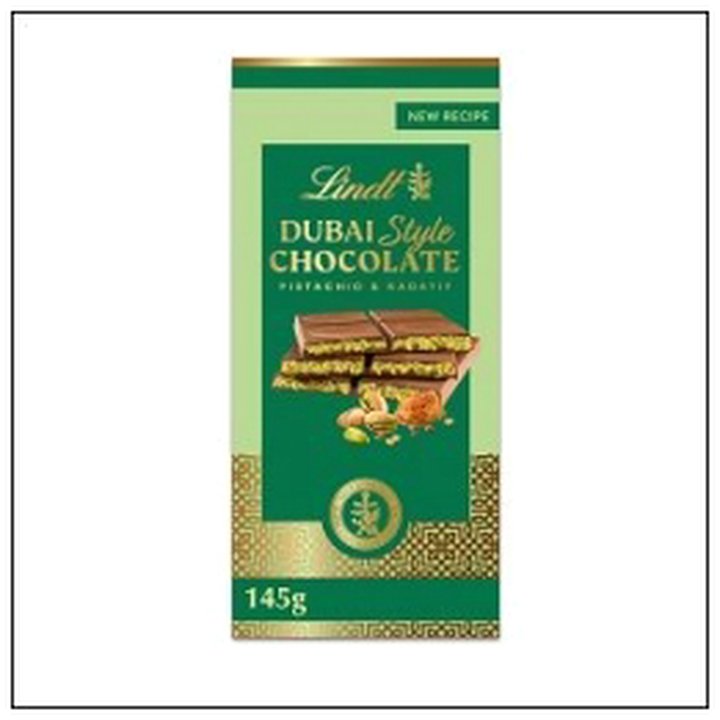 CAT-08161 LINDT CREATION CHOCO DUBA I PISTACHE/CHE ANGE 145G - Image 1