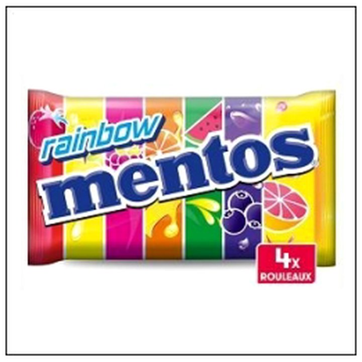 CAT-08168 L.4 ROULEAUX MENTOS FRUIT RAINBOW 152G - Image 1