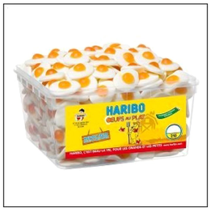 CAT-08181 TUB.210 OEUFS PLAT HARIBO ARTICLE PIECE - Image 1