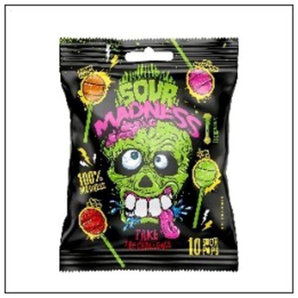 SACHET SUCETTE SOUR MADNE SS CLASSIC 100G
