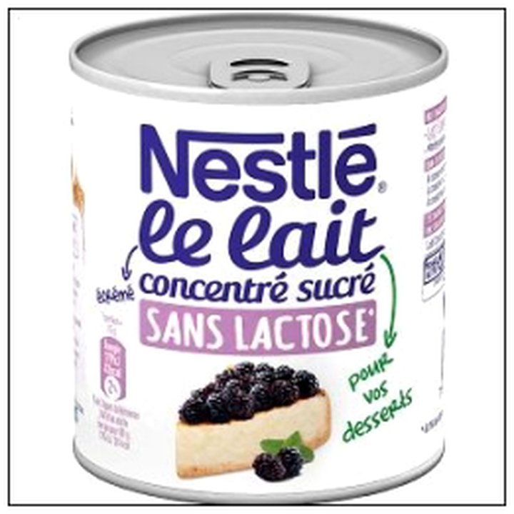 CAT-08205 LAIT CONCENTRE SUCRE SANS LACTOSE 387G NESTLE - Image 1