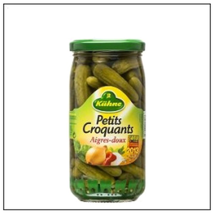 CAT-08236 CORNICHONS PETITS & CRO- QUANTS 185G KUHNE - Image 1