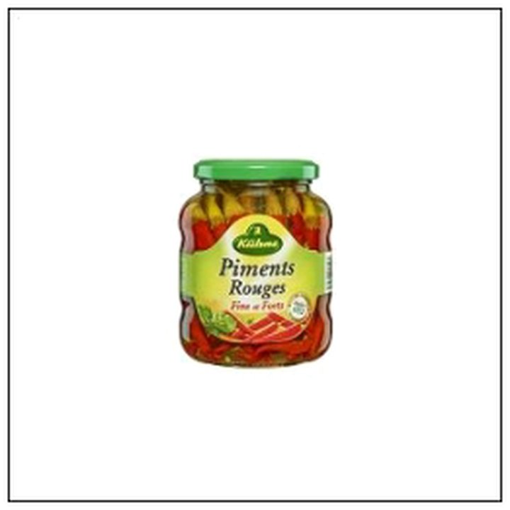 CAT-08238 BOCAL PIMENTS ROUGES 165G KHÜNE - Image 1