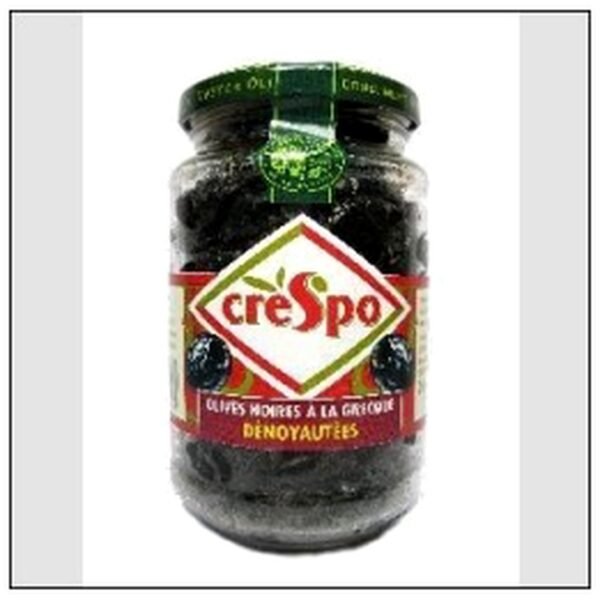 BOCAL 37CL OLIVES NOIRES A LA GRECQUE DENOY.CRESPO