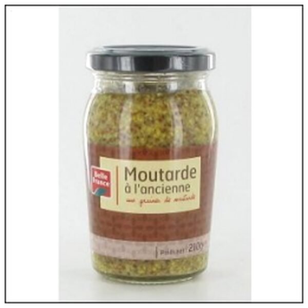 MOUTARDE A L'ANCIENNE 210G BELLE FRANCE