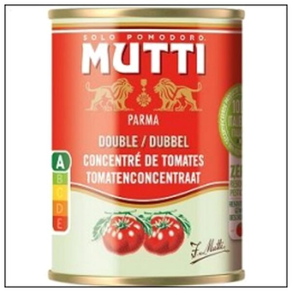DOUBLE CONCENTRE DE TOMAT E 140G S/PESTICIDES MUTTI