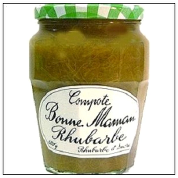 CAT-08281 BOC.COMPOTE DE RHUBARBE 600G BONNE MAMAN - Image 1