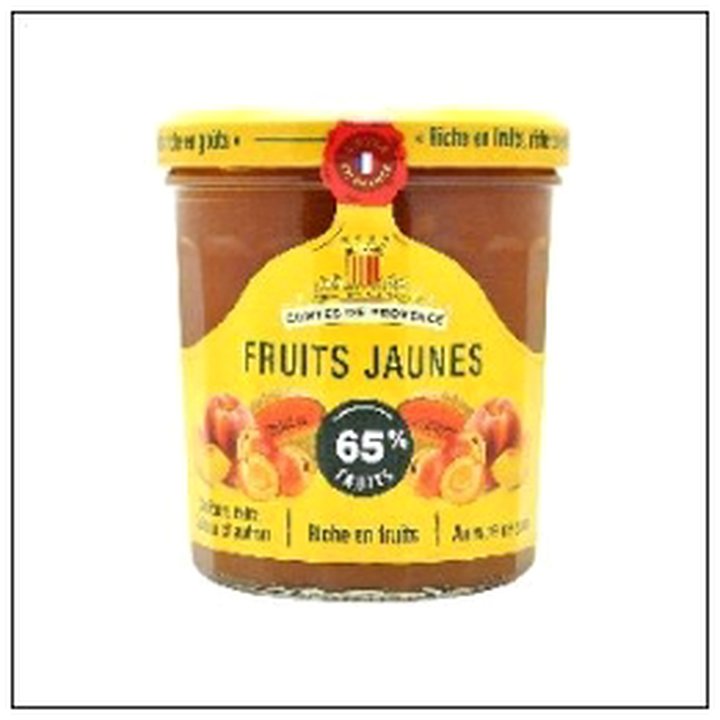 CAT-08286 CONFITURE FRUITS JAUNES 340G COMTES PROVENCE - Image 1