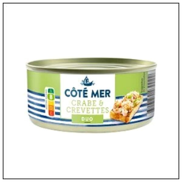 DUO CRABE/CREVETTE 105G COTE MER
