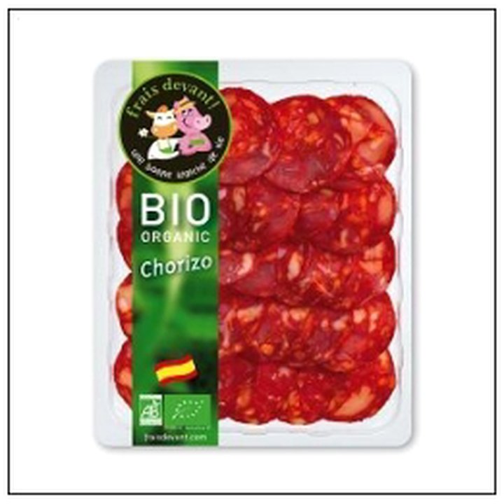 CAT-08310 TRANCHES CHORIZO BIO 70G FRAIS DEVANT - Image 1