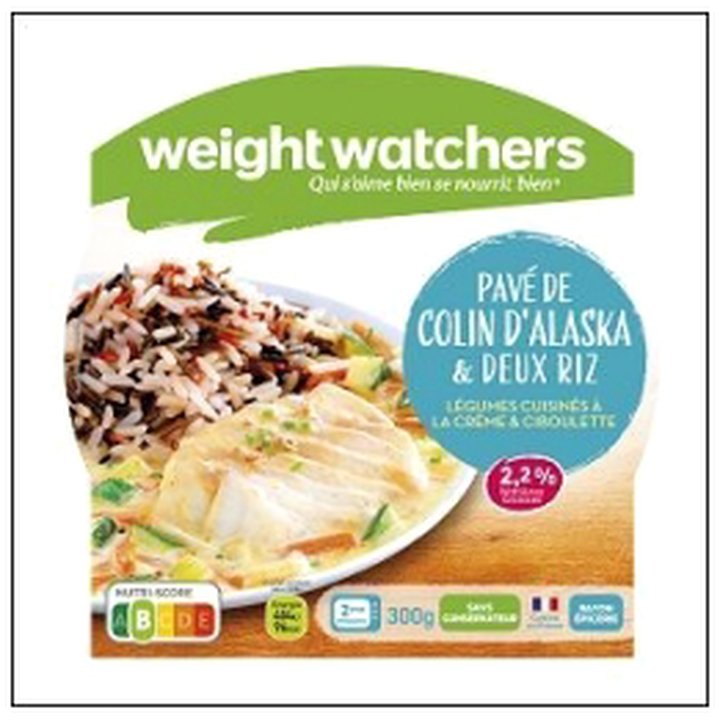 CAT-08314 BQ PAVE DE COLIN LEGUMES 2 RIZ 300G W.WATCHERS - Image 1