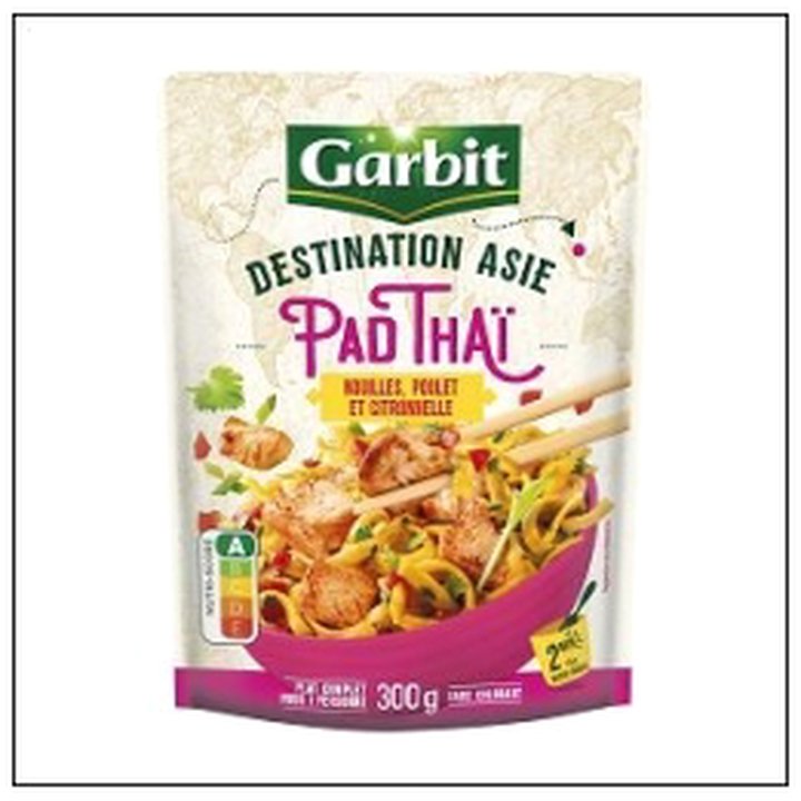 CAT-08320 DOYPACK PAD THAI NOUILLES POULET CITRON 300G GARBIT - Image 1