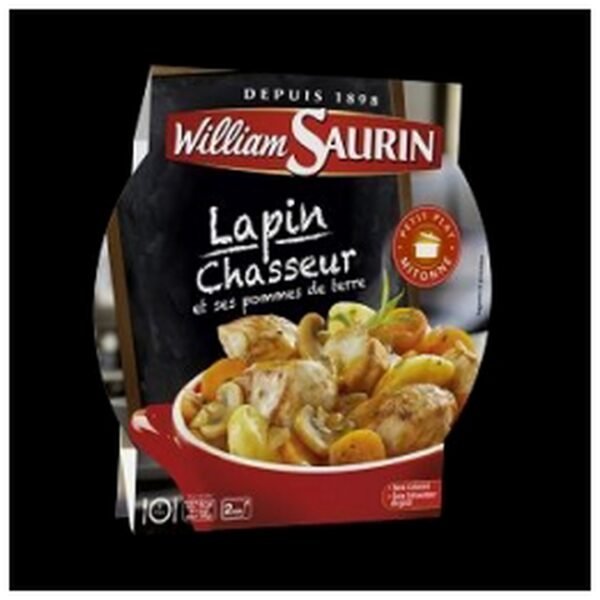 BQ.LAPIN CHASSEUR &POMMES DE TERRE 28OG M/OND W.S