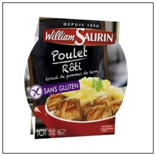 BQ.POULET ROTI. S/GLUTEN MICRO/ONDABLE 285G W.S