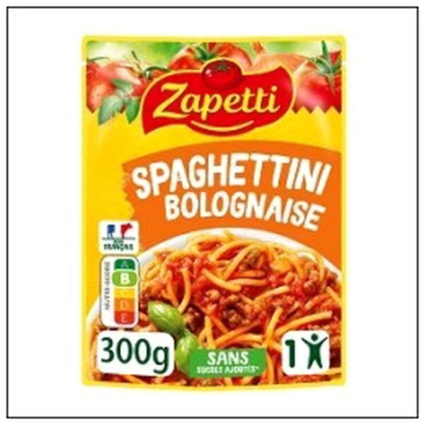 DOYPACK SPAGHETTI BOLOGNA ISE 300G ZAPETTI