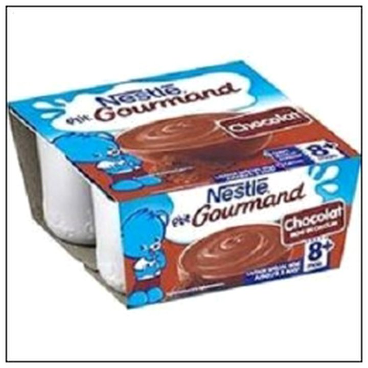 CAT-08332 P'TIT GOURMAND CHOCOLAT 4X100G NESTLE - Image 1