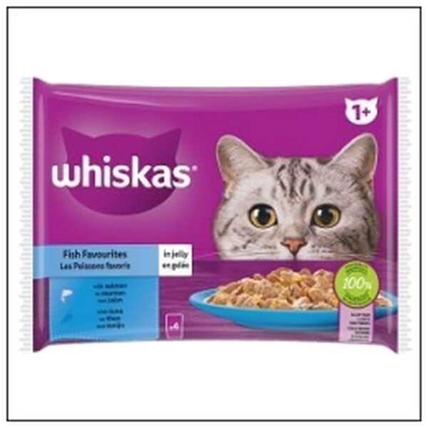 L.4 POCHONS 85G WHISKAS POISSON EN GELEE