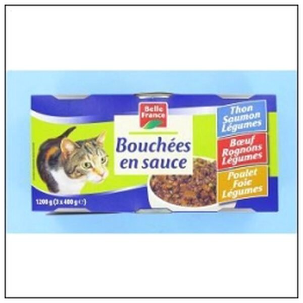 L.3 1/2 BOUL.CHAT BOEUF POULET FOIE BELLE FRANCE