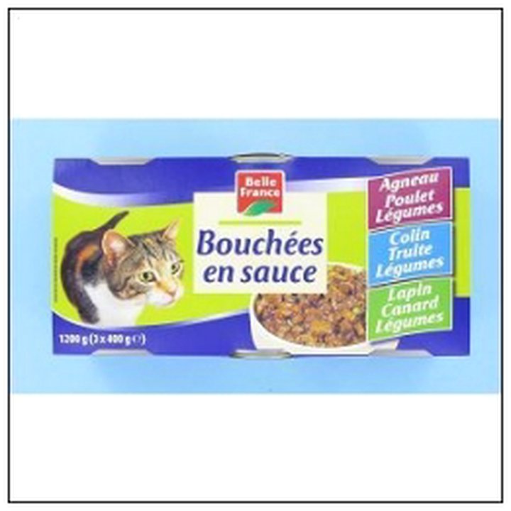 CAT-08345 L.3 1/2 BOUCHEE AG/PLT. /TRTE.LAP/CAN.CHAT B.F. - Image 1
