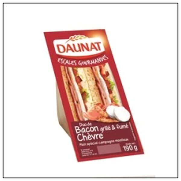 SDW DUO BACON GRILLE & CHEVRE 95G DAUNAT