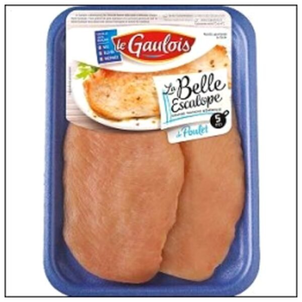 BQ.2 BEL.ESCALOPE POULET S/ATM LE GAULOIS CT.6 BQ