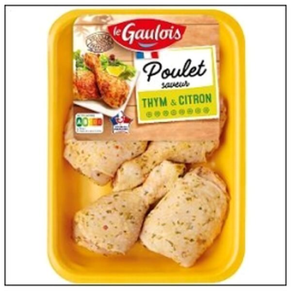 BQ.4 MCX CUIS POULET THYM CITRON 550G GAULOIS