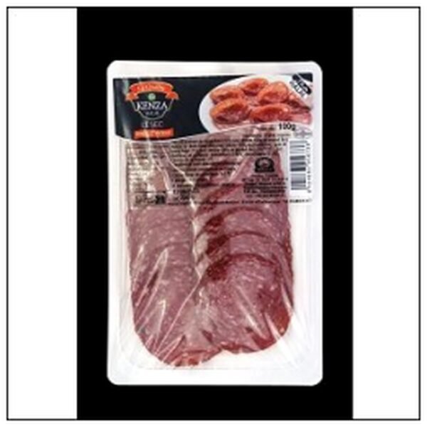 SAUCISSON SEC BOEUF 100G KENZA HALAL