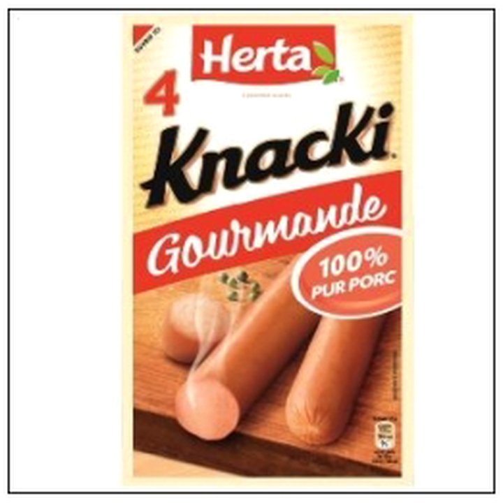 CAT-08377 KNACKI 4 GOURMANDE CSN HERTA 280G - Image 1