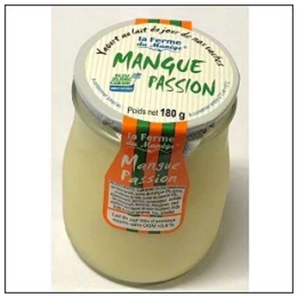 YAOURT ENTIER MANGUE PASS ION 1800G FERME DU MANEGE