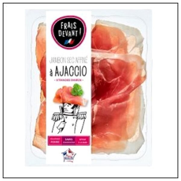 JAMBON AJACCIO AU POIVRE 90G FRAIS DEVANT