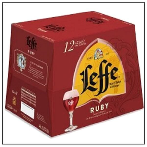 12X25CL LEFFE RUBY 5° BIE RE D'ABBAYE