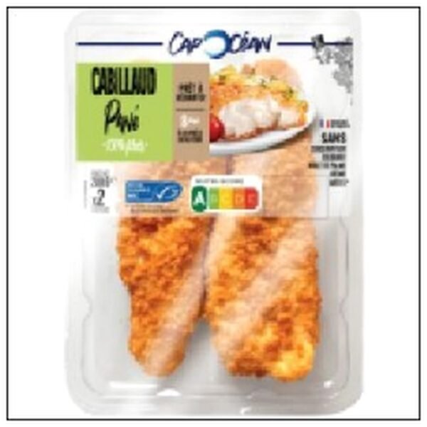 PANE CABILLAUD LOT 2X100G CAP OCEAN