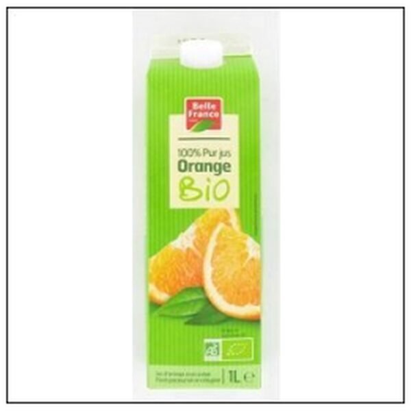 BRICK PUR JUS ORANGE BIO REFRIGERE LIT.B.FRANCE