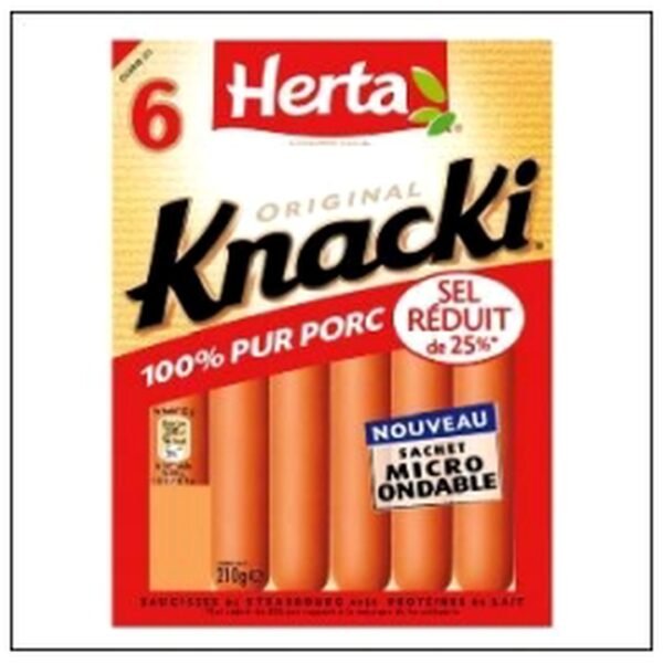 KNACKI 6 ORIGINAL-25% SEL 35G HERTA