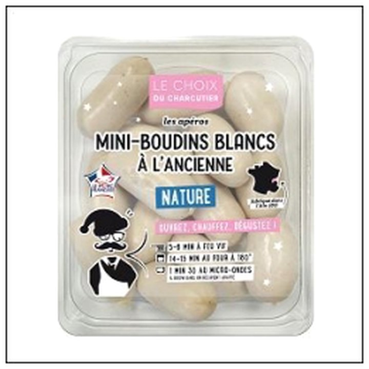 CAT-08578 MINI BOUDIN BLANC NATURE 180G BRIENT - Image 1
