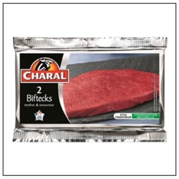 HEBDOPACK 2 BIFTECKS 140G CHARAL CART.5 HEB