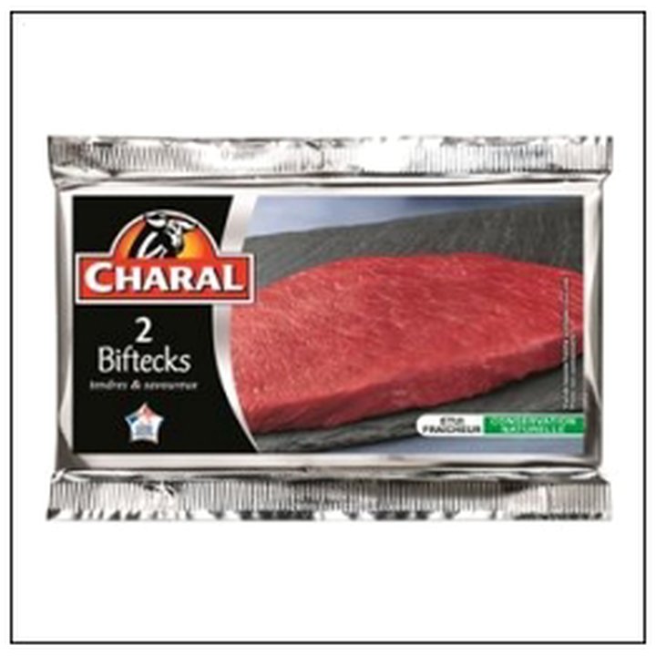 CAT-08584 HEBDOPACK 2 BIFTECKS 140G CHARAL CART.5 HEB - Image 1