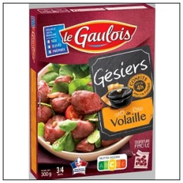 GESIERS VOLAILLE CONFITS 300 LE GAULOIS