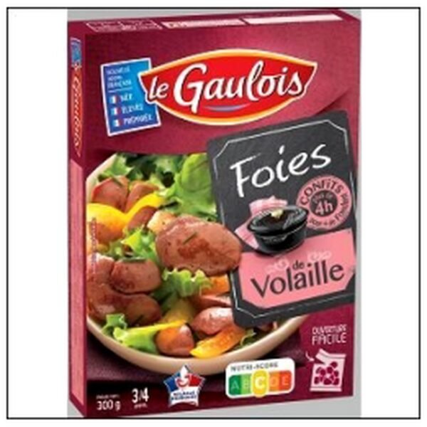FOIES VOLAILLES CONFITS 300 LE GAULOIS