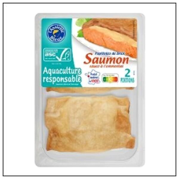 CROUSTILLANT SAUMON SAUCE EMMENTAL 200G A.BLEUE