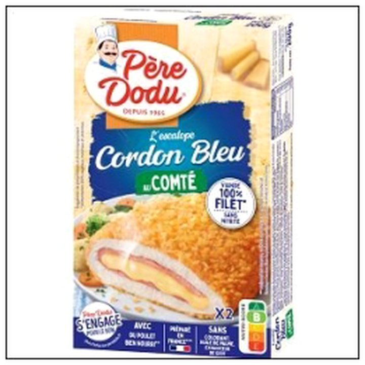 CAT-08624 CORDON BLEU POULET COMTE 200G PERE DODU - Image 1