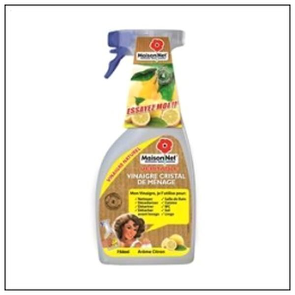 SPRAY VINAIGRE MENAGER CITRON 750ML MAISON NET