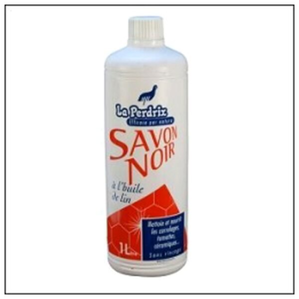 SAVON NOIR LIQUIDE HUILE DE LIN LA PERDRIX LITRE