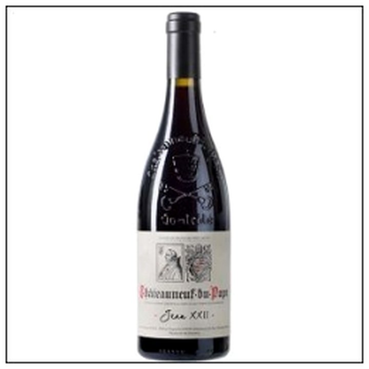 CAT-08654 CHATEAUNEUF DU PAPE JEAN XXII 2022 75CL - Image 1