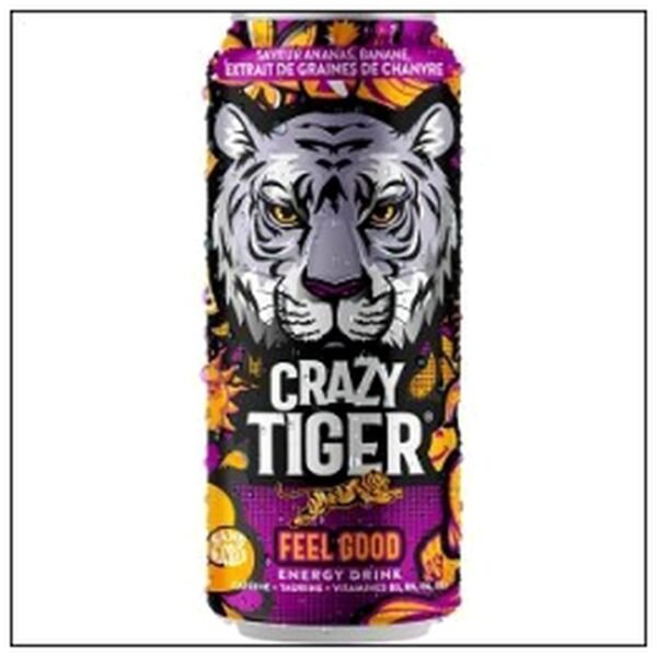 CRAZY TIGER FEEL GOOD BOITE 50CL