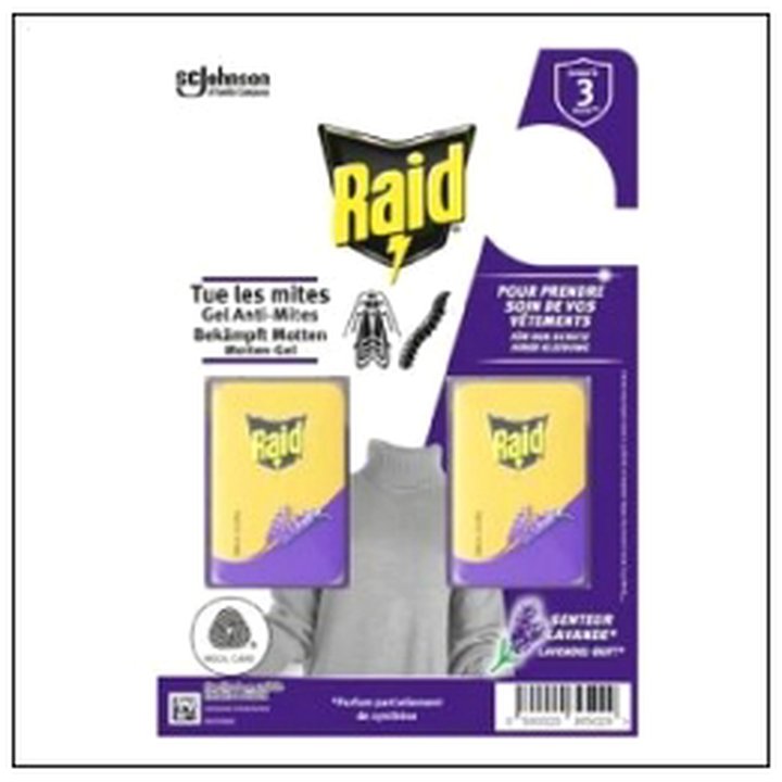 CAT-08678 GEL ANTI-MITE LAVANDE X2 RAID - Image 1