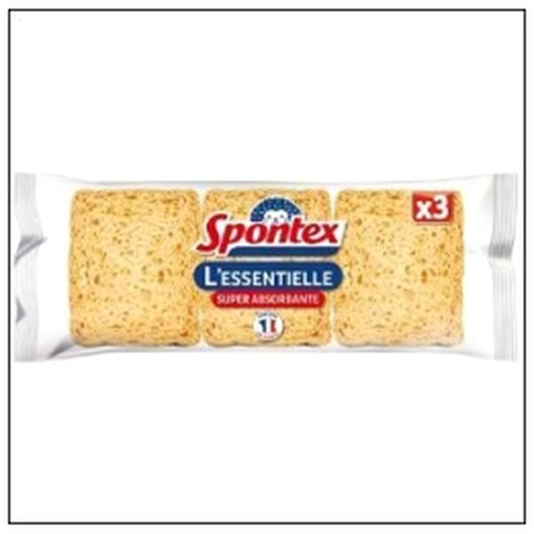 L.3 EPONGES L'ESSENTIELLE SPONTEX